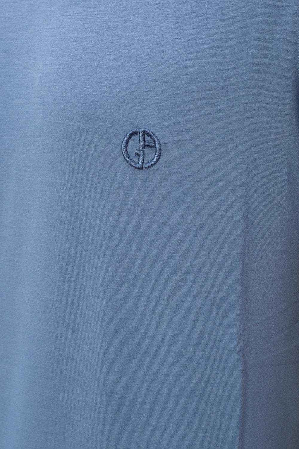 Giorgio armani contrasto Logo-embroidered T-shirt